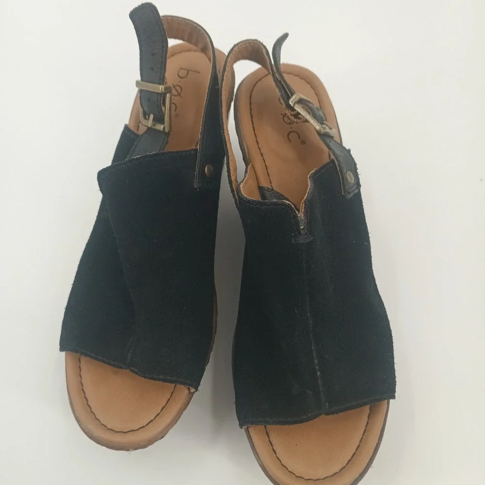 b.o.c. black suede